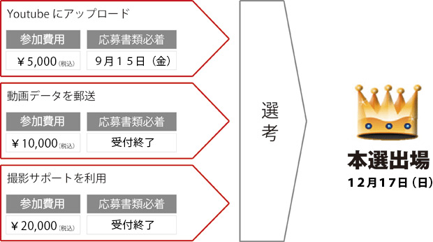 ビデオエントリーの流れ